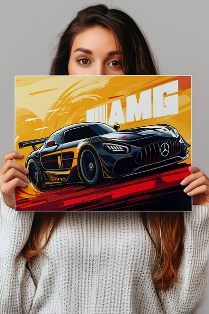 Mercedes AMG | VECTOR STYLE CARS #02 | CAR POSTERS