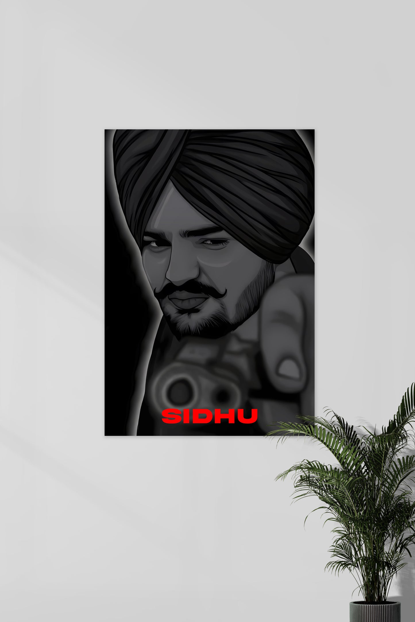 SIDHU Portrait | SINGER  | Music Artist Poster