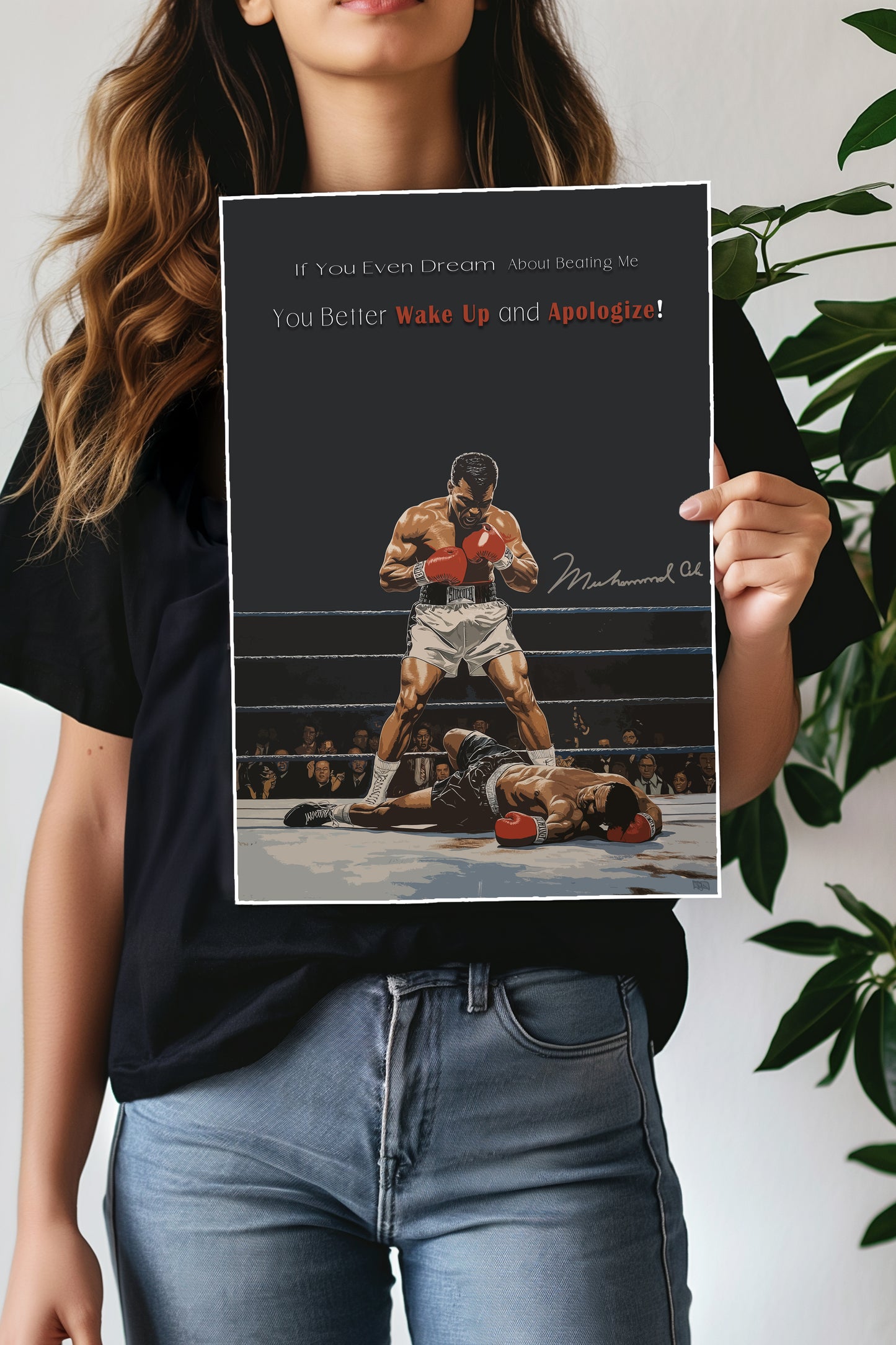 A Champion | Muhammad Ali | Boxing | Gym Poster