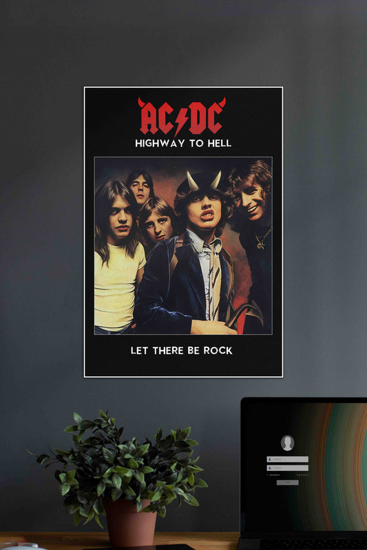 AC DC Highway To Hell | ACxDC | Music Artist Poster