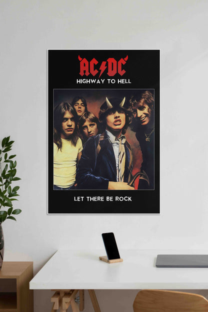 AC DC Highway To Hell | ACxDC | Music Artist Poster