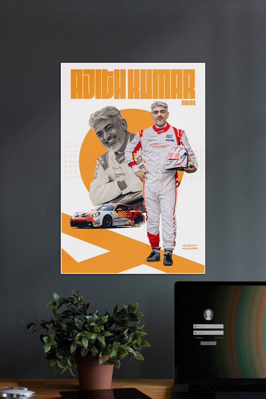 Ajith Kumar Racing #00 | Ajith Kumar x Car Posters