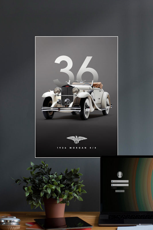 1936 Duesenberg Morgan | SOLID CARS #02 | CAR POSTERS