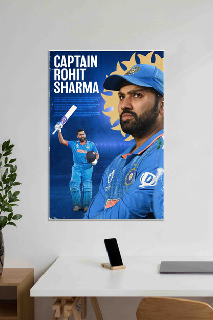 CAPTAIN SHANA | Rohit Sharma | Cricket Poster