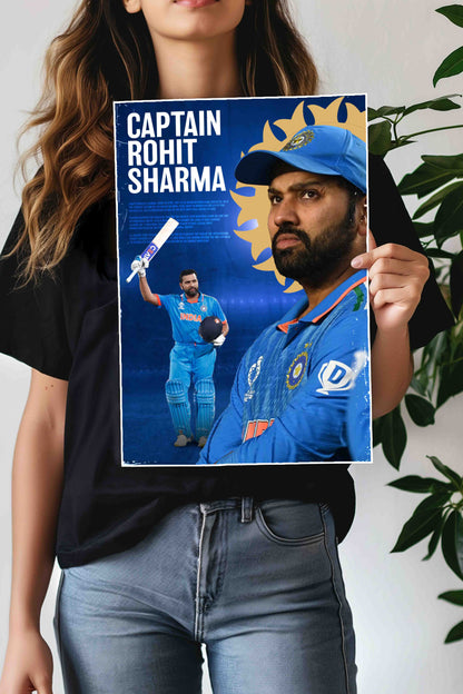 CAPTAIN SHANA | Rohit Sharma | Cricket Poster