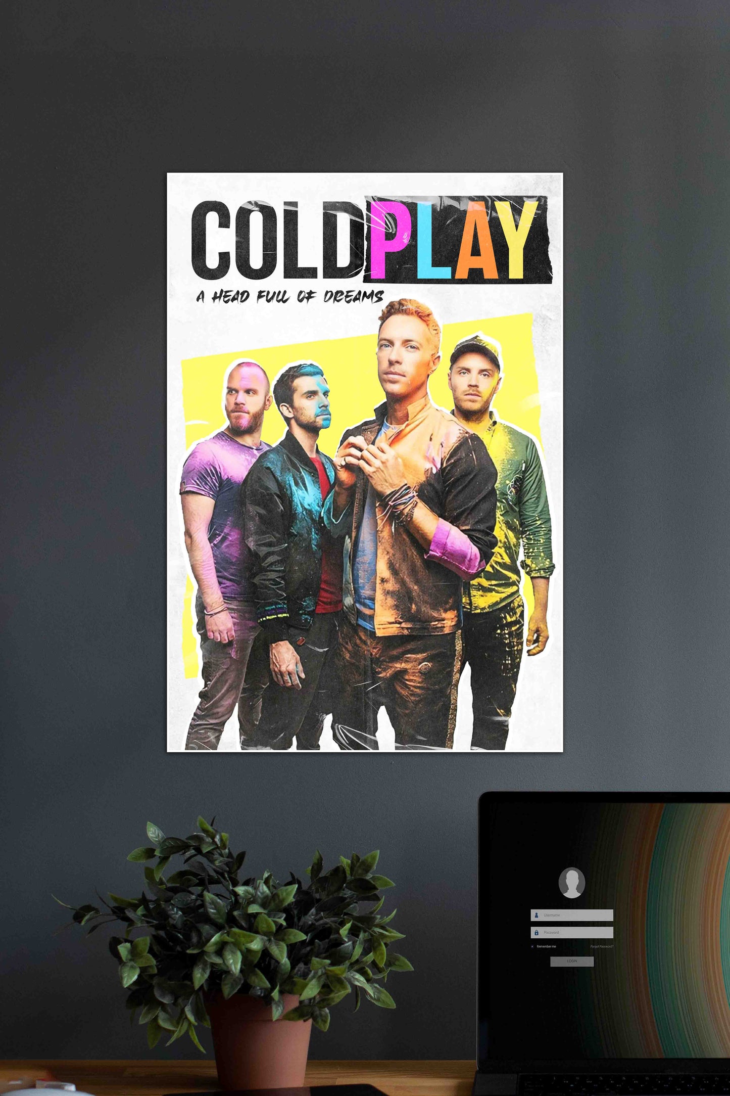 COLDPLAY x Head full of Dreams | Cold Play | Music Artist Poster