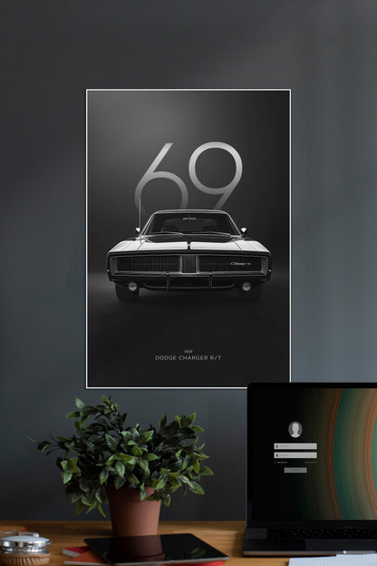 DODGE CHARGER | CLASSIC LEGEND | CAR POSTERS