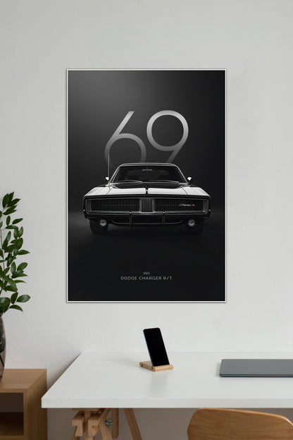 DODGE CHARGER | CLASSIC LEGEND | CAR POSTERS