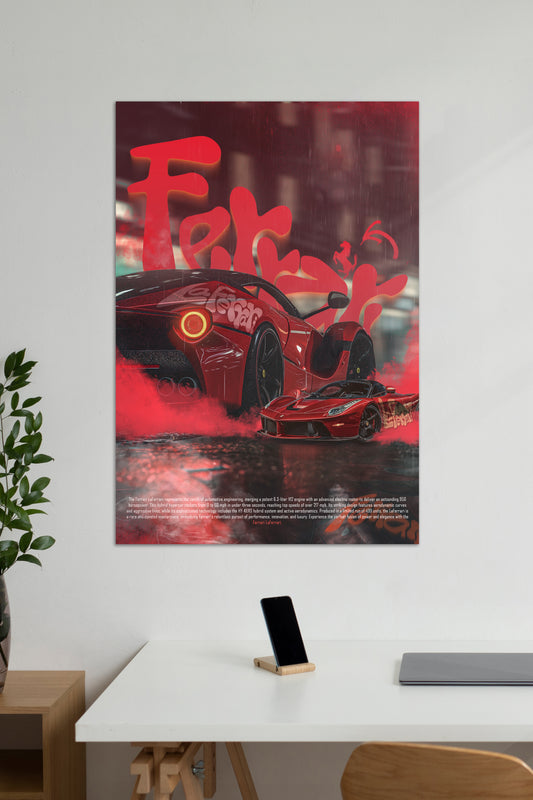 The Ferrari LaFerrari | Concept Car #08 | CAR POSTERS