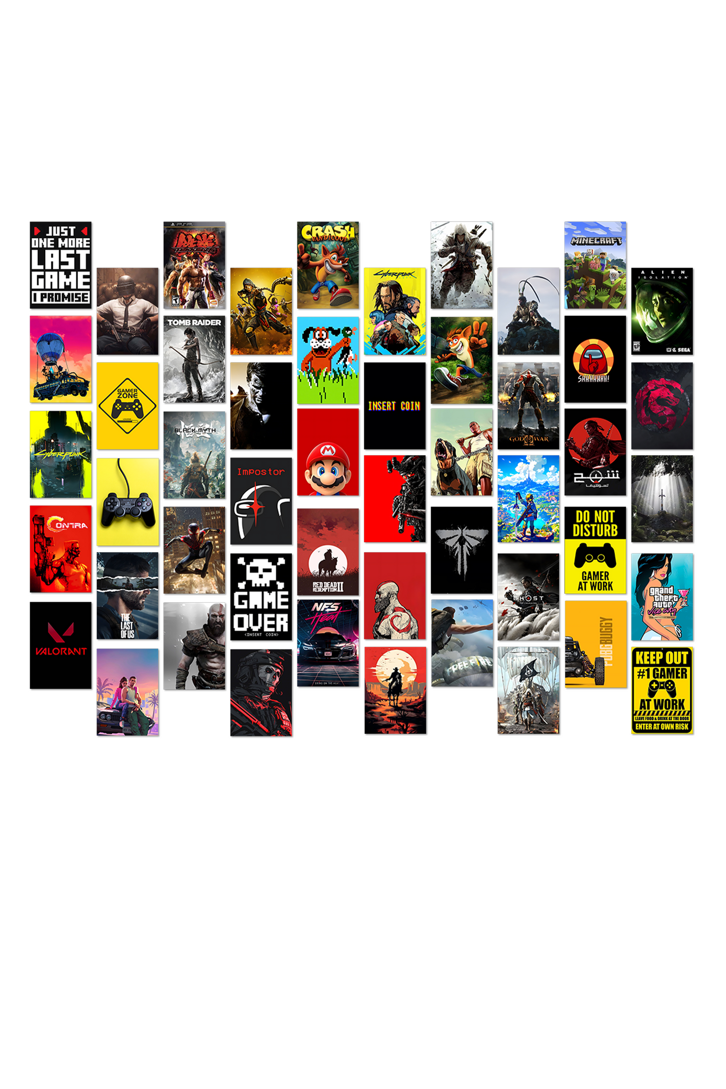 50 Epic Game Collage Set