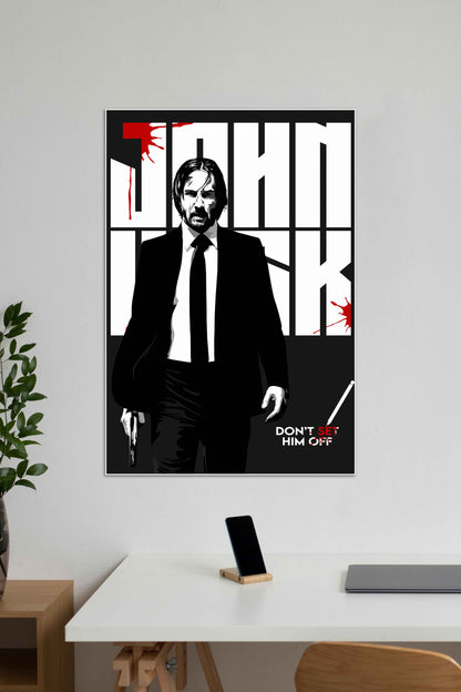 Don't SET him OFF x John Wick | JOHN WICK | Movie Poster