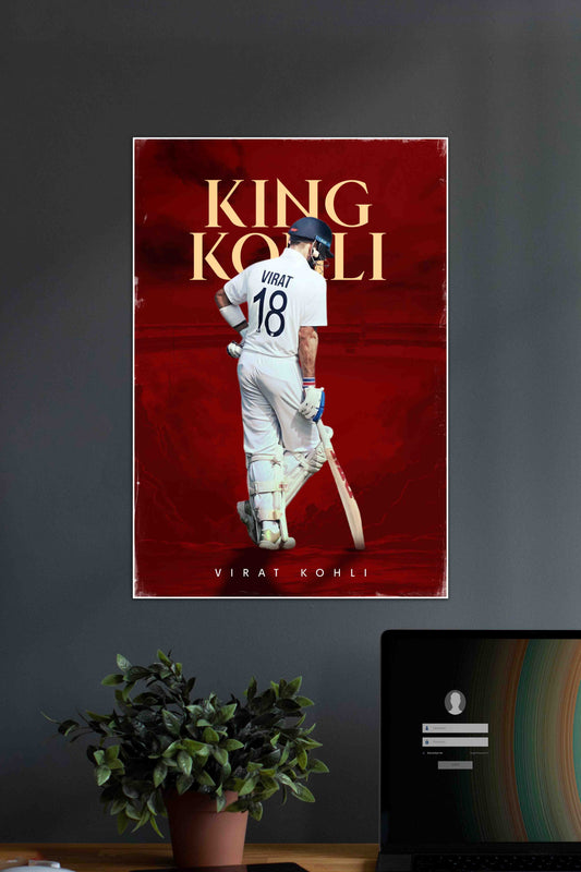 KING KOHLI 18 | Virat Kohli | Cricket Poster