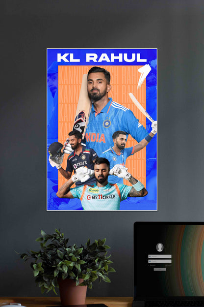 KL Rahul 1 | KL Rahul | Cricket Poster