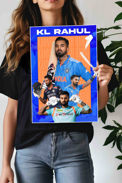 KL Rahul 1 | KL Rahul | Cricket Poster