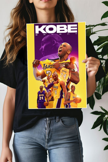 KOBE #00 | Kobe Bryant | Basketball Poster