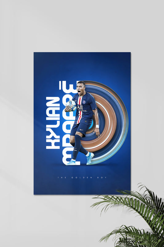 Kylian Mbappe | Kylian Mbappe #01 | FootBall Poster