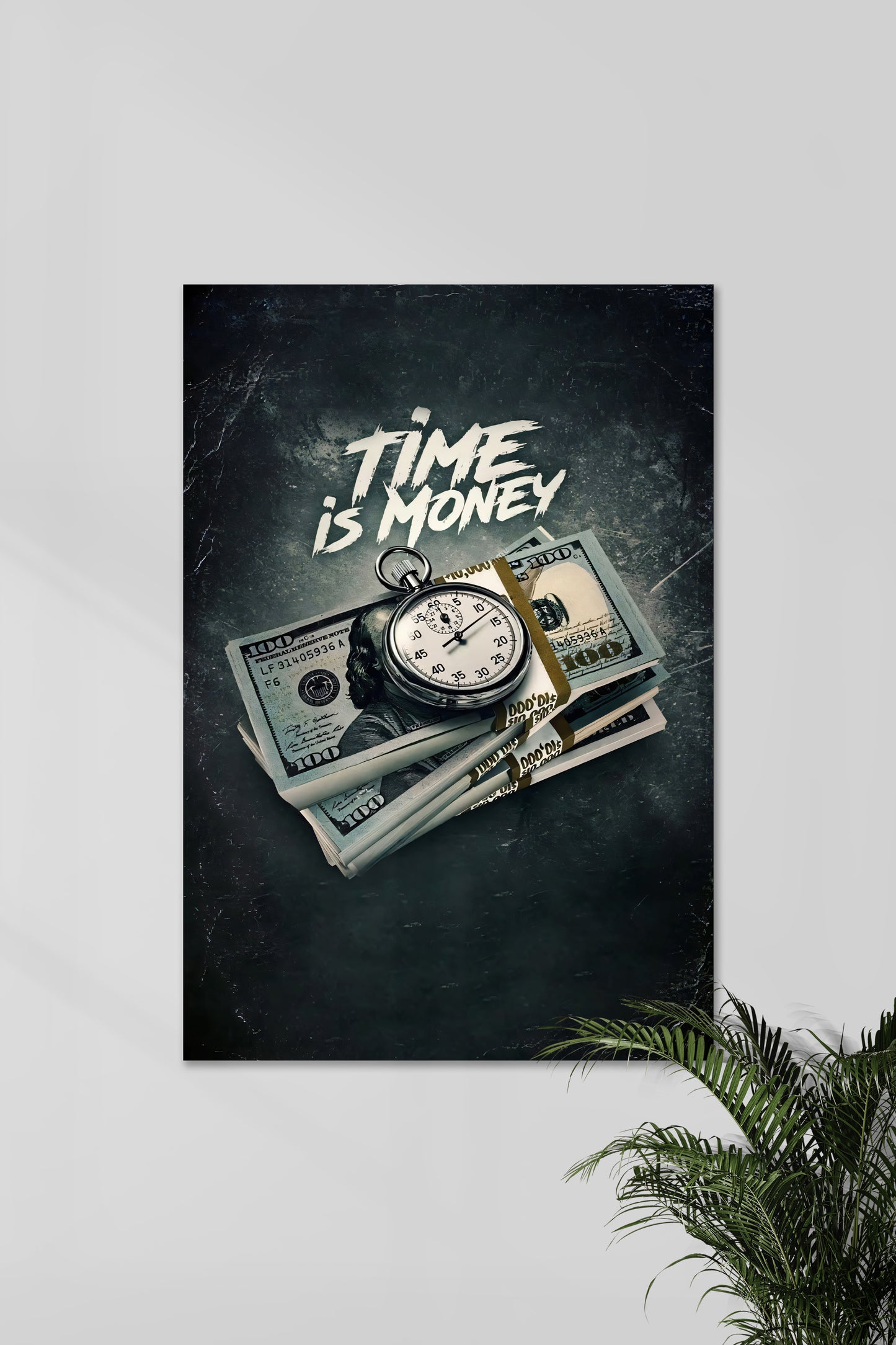 TIME IS MONEY | Money Aesthetic Poster