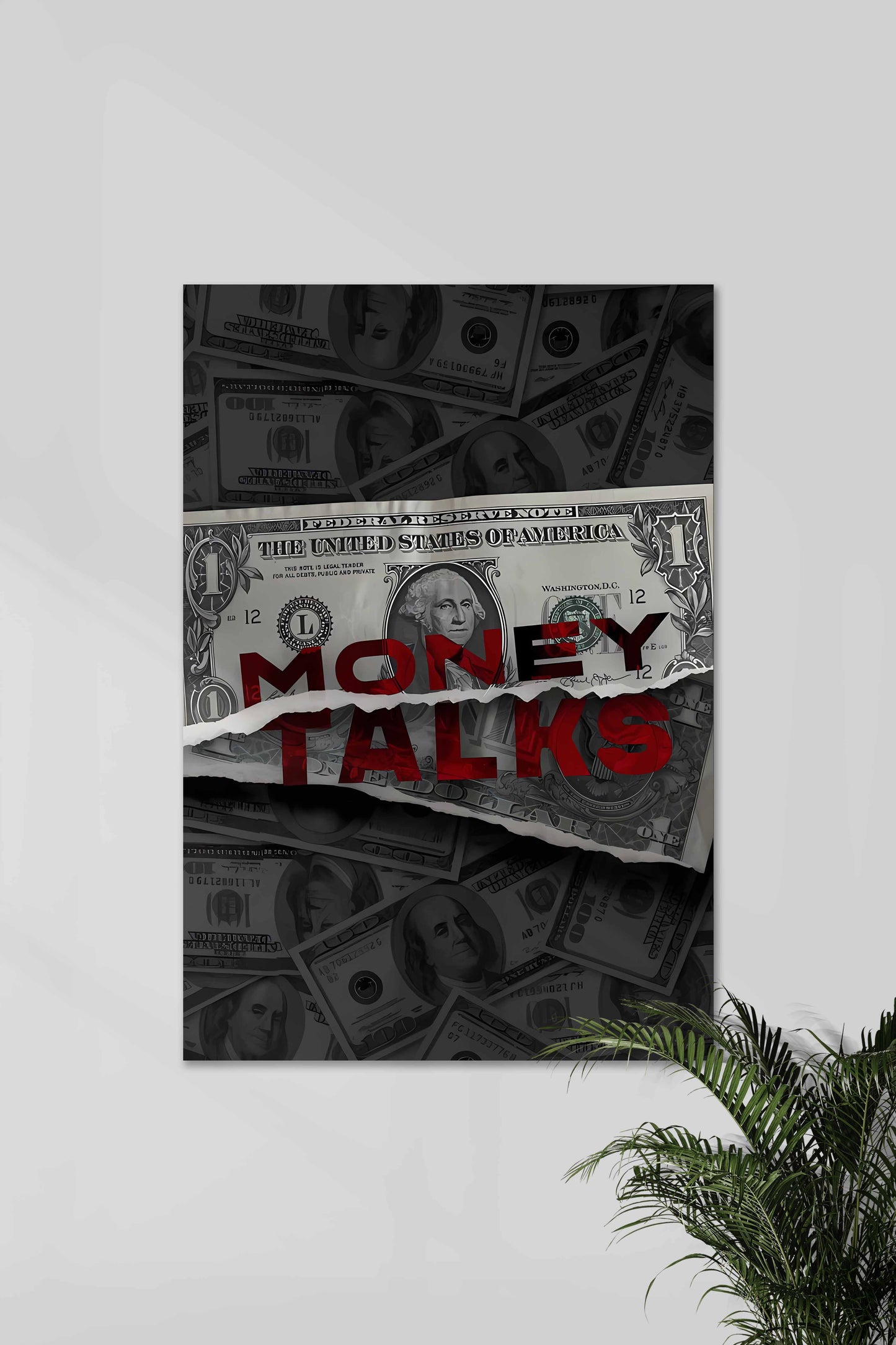 MONEY TALKS | UNITED STATES OF AMERICA | Money Aesthetic Poster