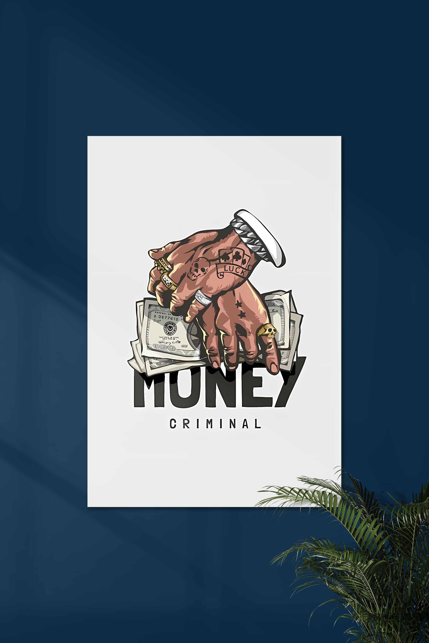 CRIMINAL | MONEY | Money Aesthetic Poster