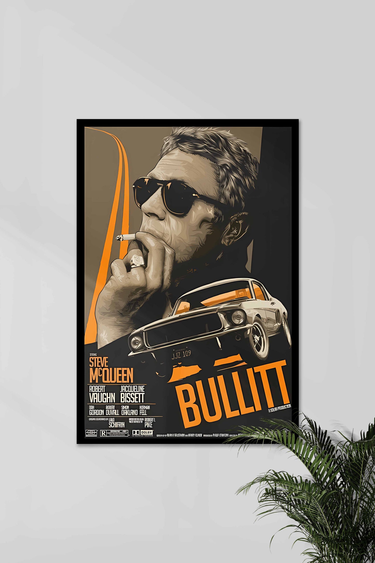 Bullitt 1968 | Steve McQueen | MOVIE POSTERS