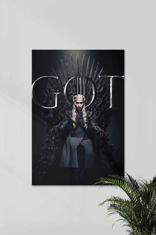 IRON THRONE x DAENERYS TARGARYEN | GOT | Series Poster