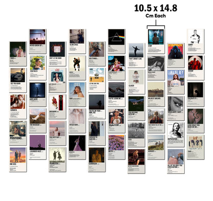 50 Epic Music Card Collage Set