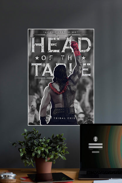 HEAD OF THE TABLE | ROMAN REIGNS #01 | WWE POSTER