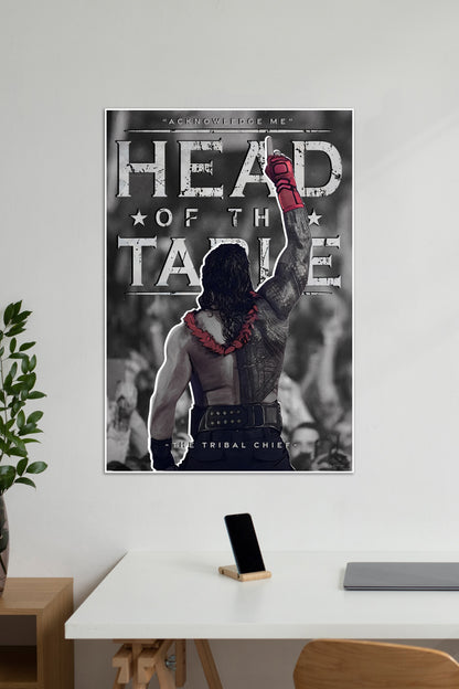 HEAD OF THE TABLE | ROMAN REIGNS #01 | WWE POSTER