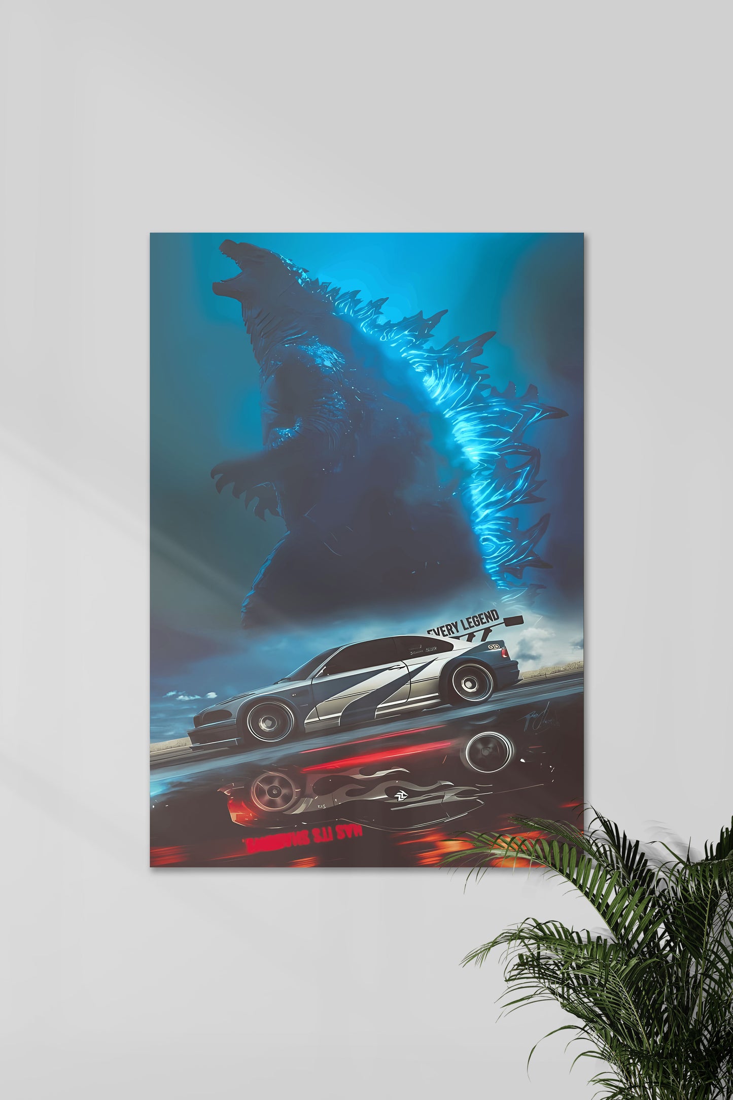 GODZILLA x NISSAN GTR R34 | CONCEPT CARS #03 | CAR POSTERS