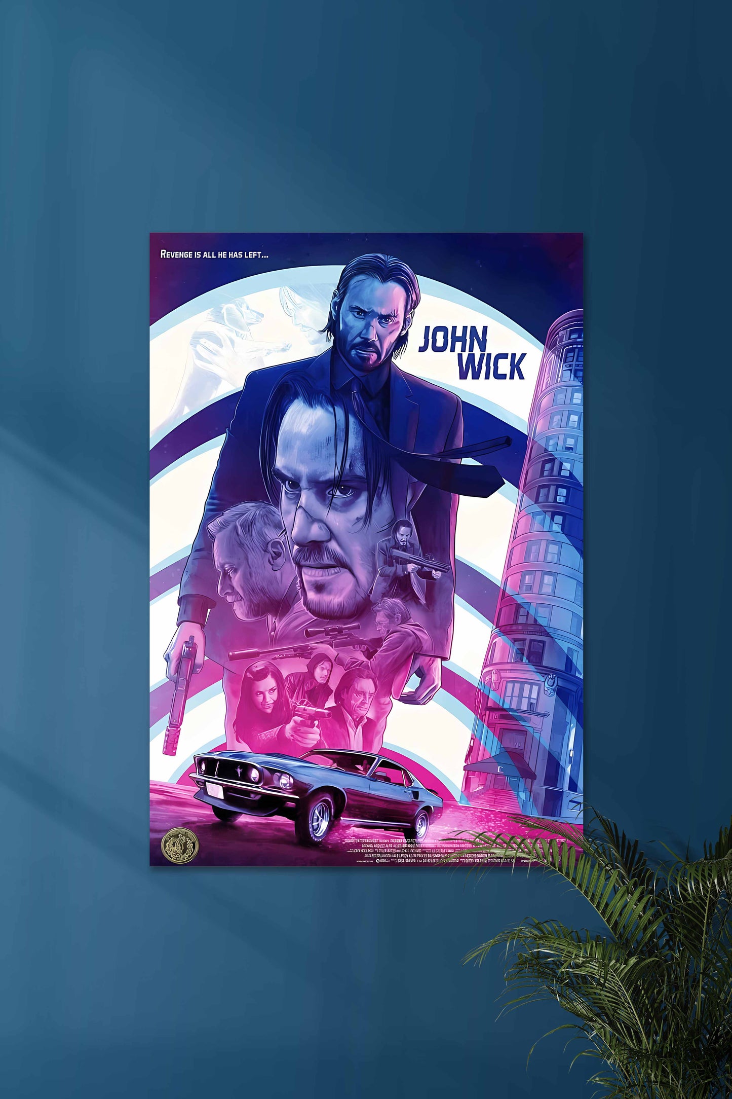 REVENGE IS ALL HE HAS LEFT... | JOHN WICK #01 | Movie Poster