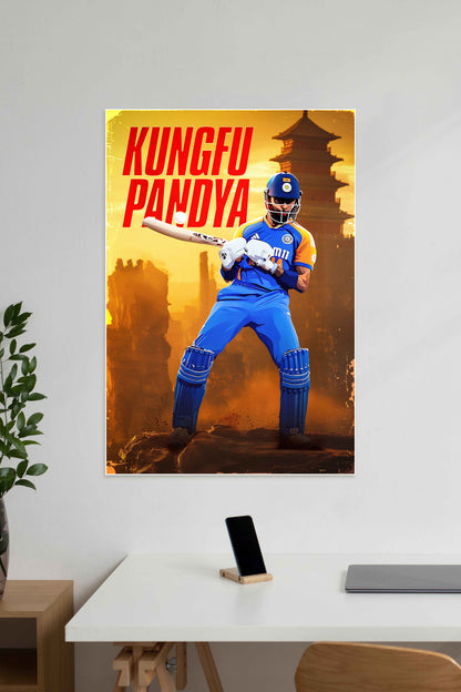 Kungfu Pandya | Hardik Pandya | Cricket Poster