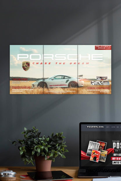 PORSCHE CHASE THE DREAM | CAR SET | PACK OF 03