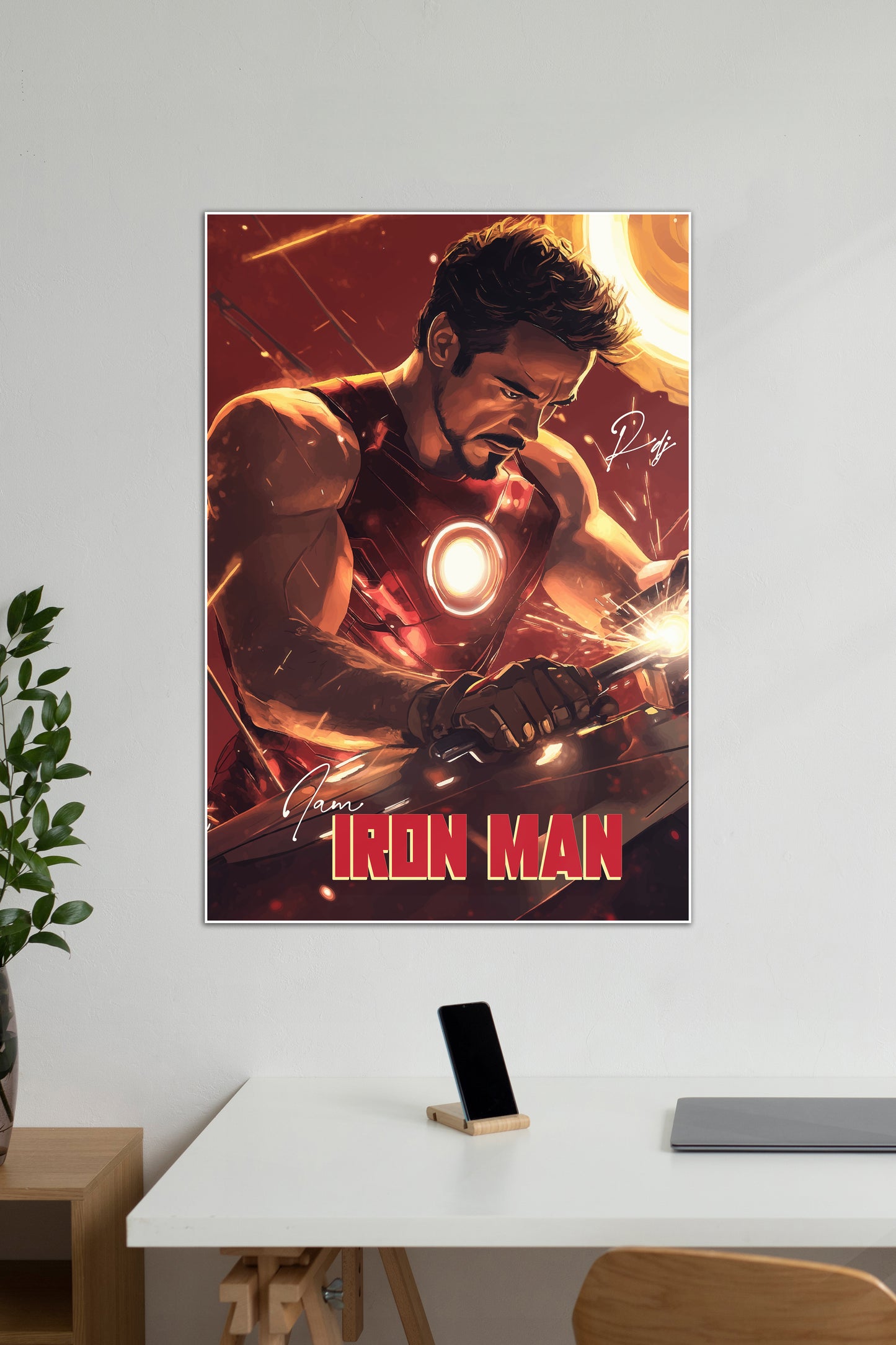 I AM IRONMAN X RDJ | Tony Stark #01 | MARVEL POSTER