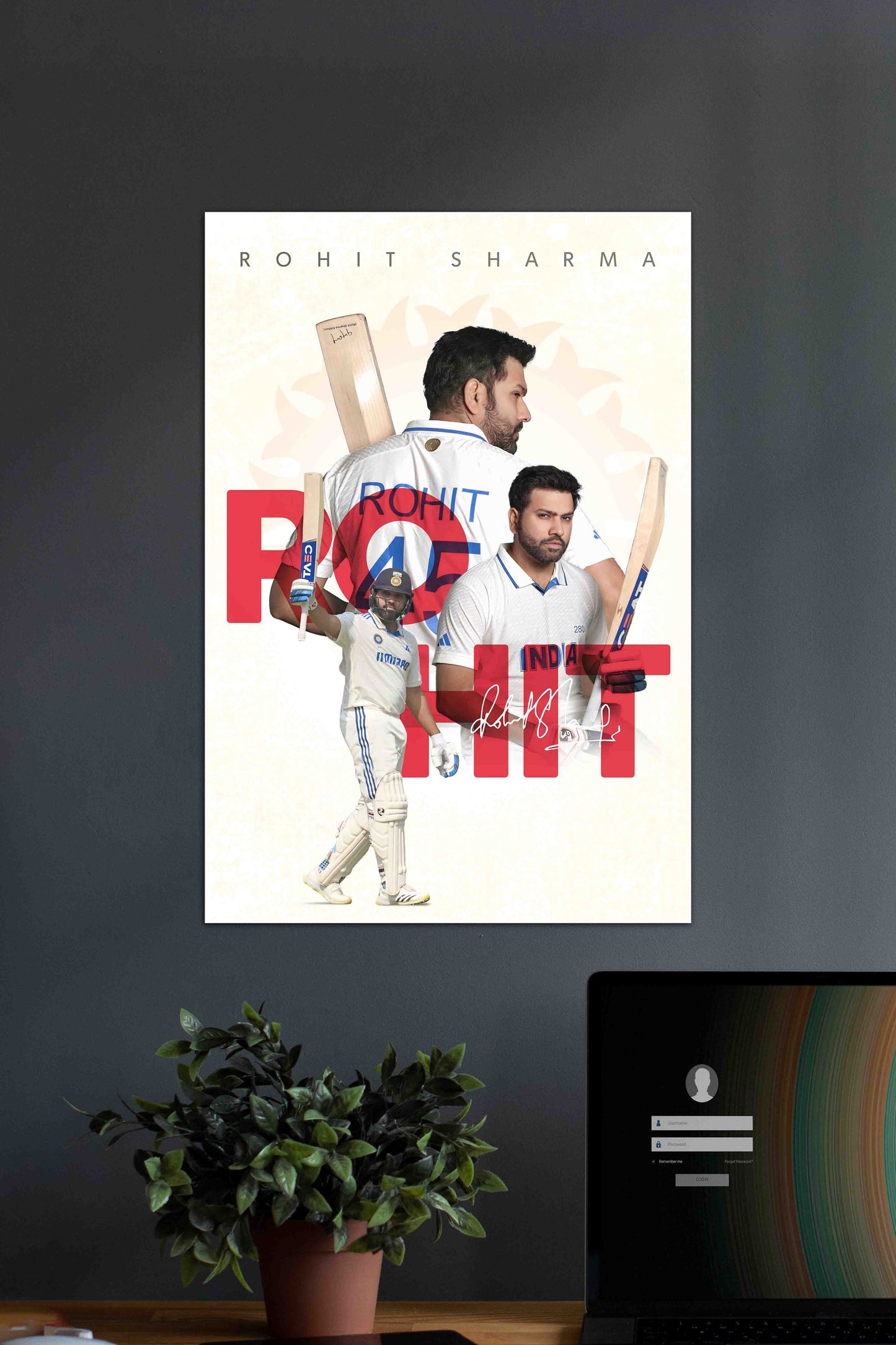 ROHIT | Rohit Sharma #01 | Cricket Poster