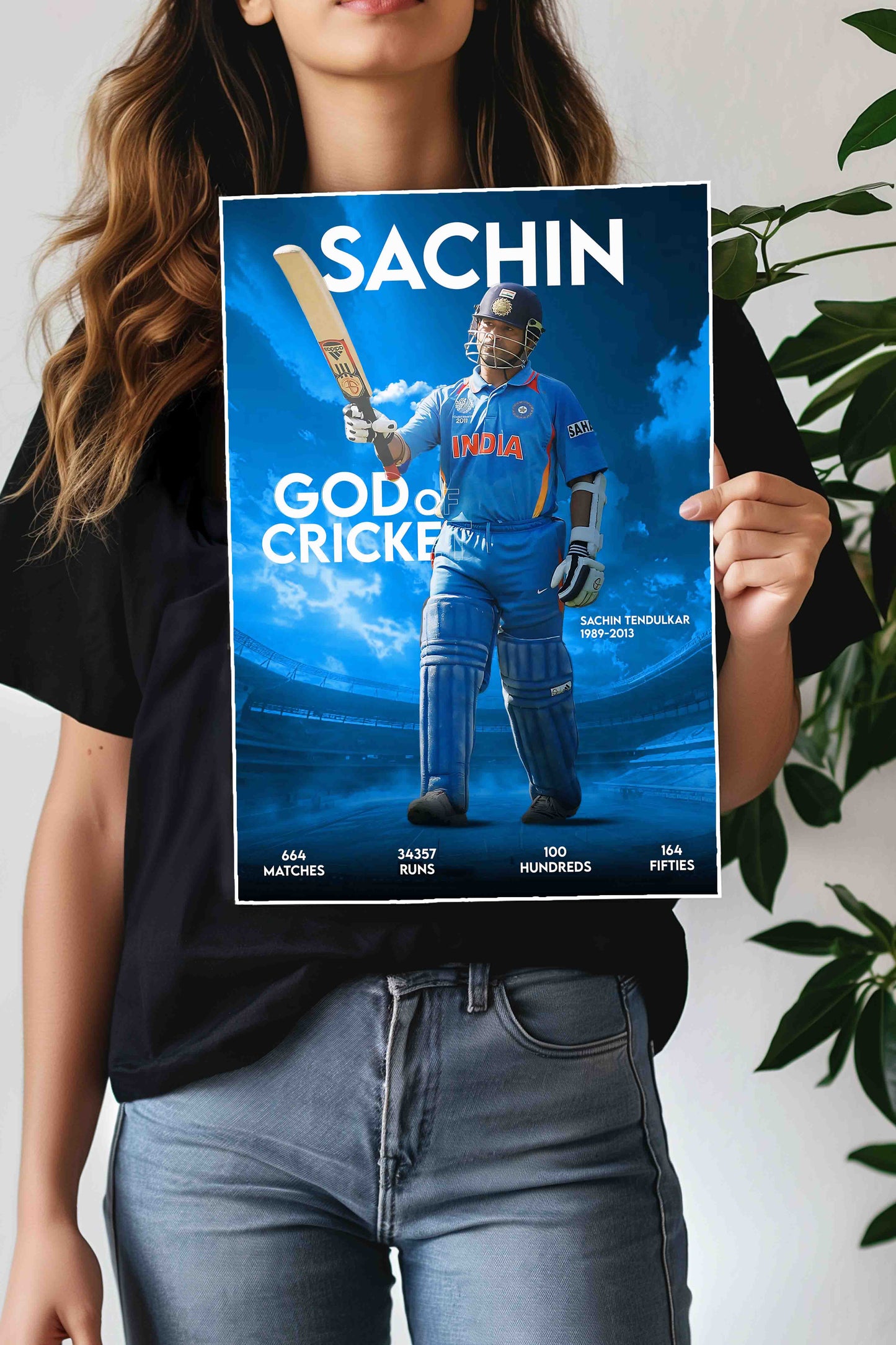 God of Cricket | Sachin Tendulkar | Cricket Poster