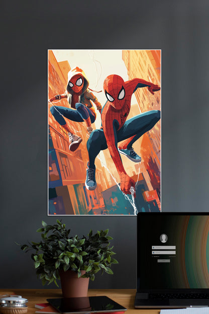 Team Up | Across the Spider Verse | Spiderman Poster