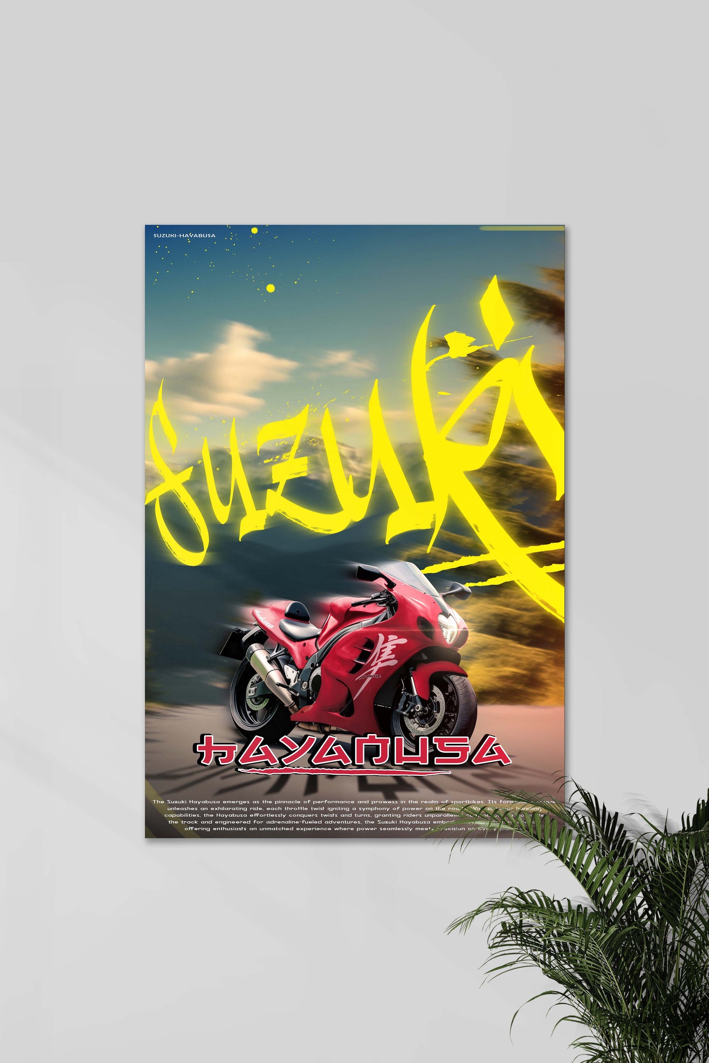 SUZUKI HAYABUSA | CONCEPT BIKE #01 | BIKE POSTERS