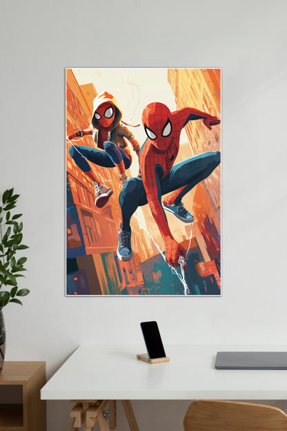 Team Up | Across the Spider Verse | Spiderman Poster