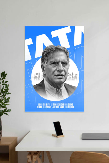 TATA | Ratan Naval Tata | GENIUS POSTERS