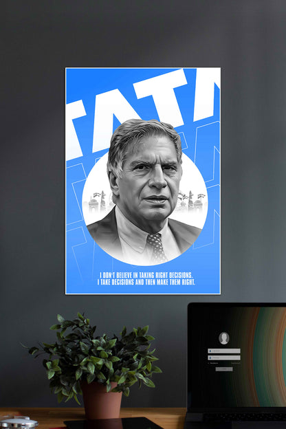 TATA | Ratan Naval Tata | GENIUS POSTERS