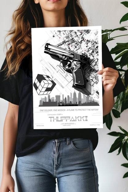 THUPPAKKI #01 | Thalapathy | KOLLYWOOD MOVIE POSTER