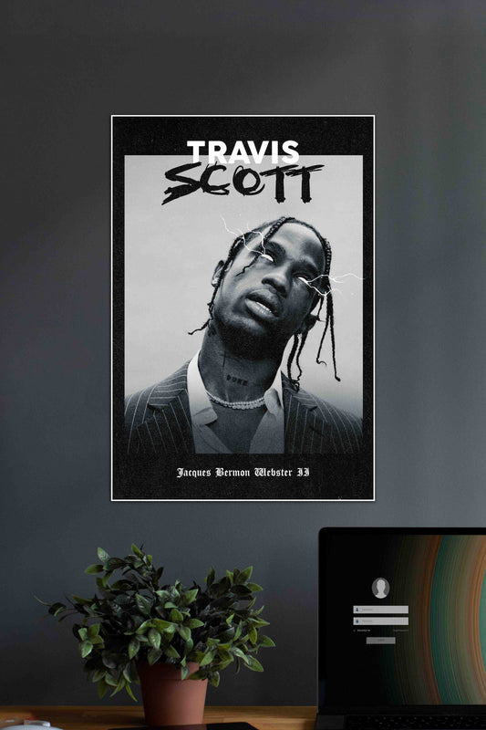 Travis Scott x Jacques Bermon Webster II | TRAVIS | Music Artist Poster