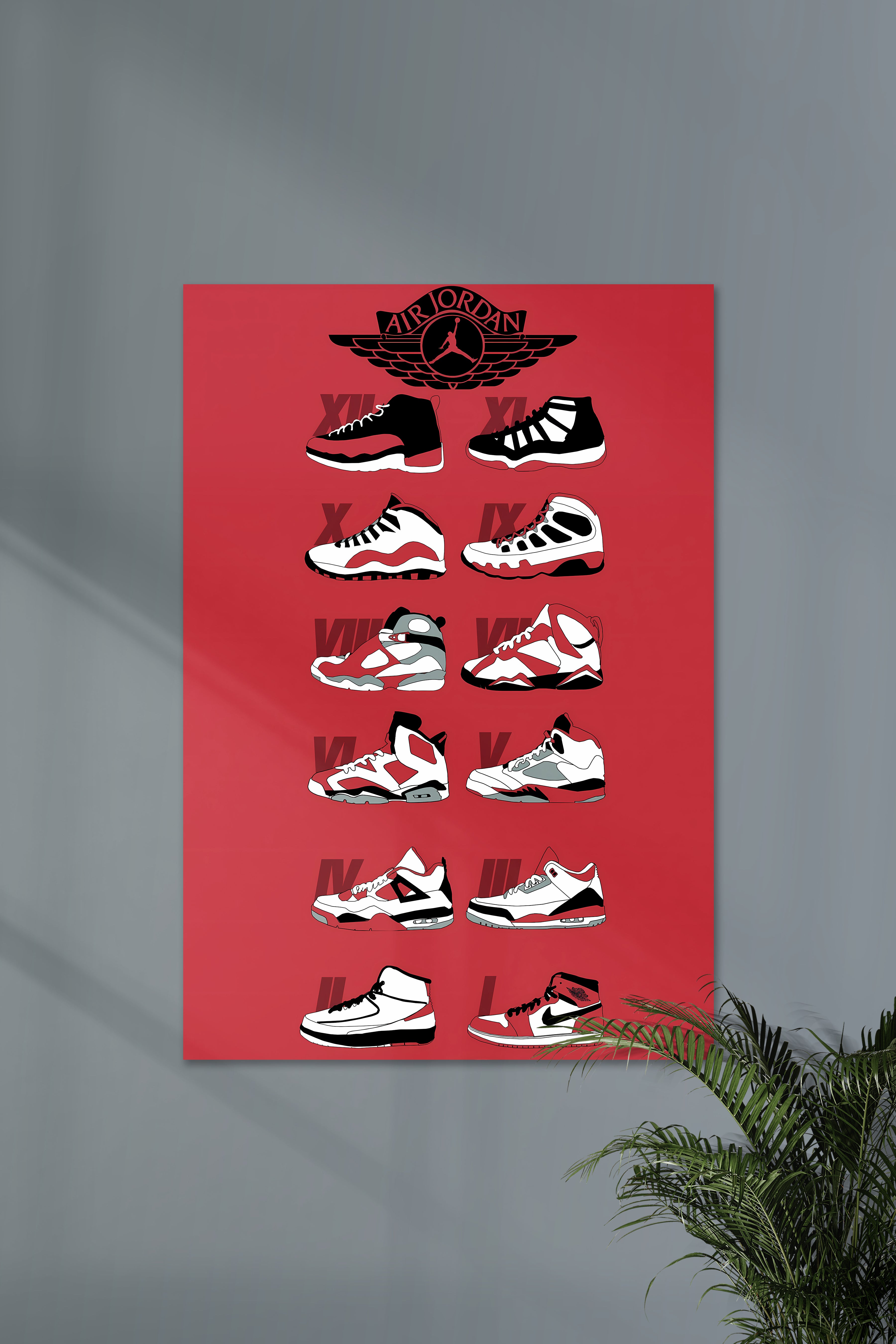 Nike air jordan on sale poster