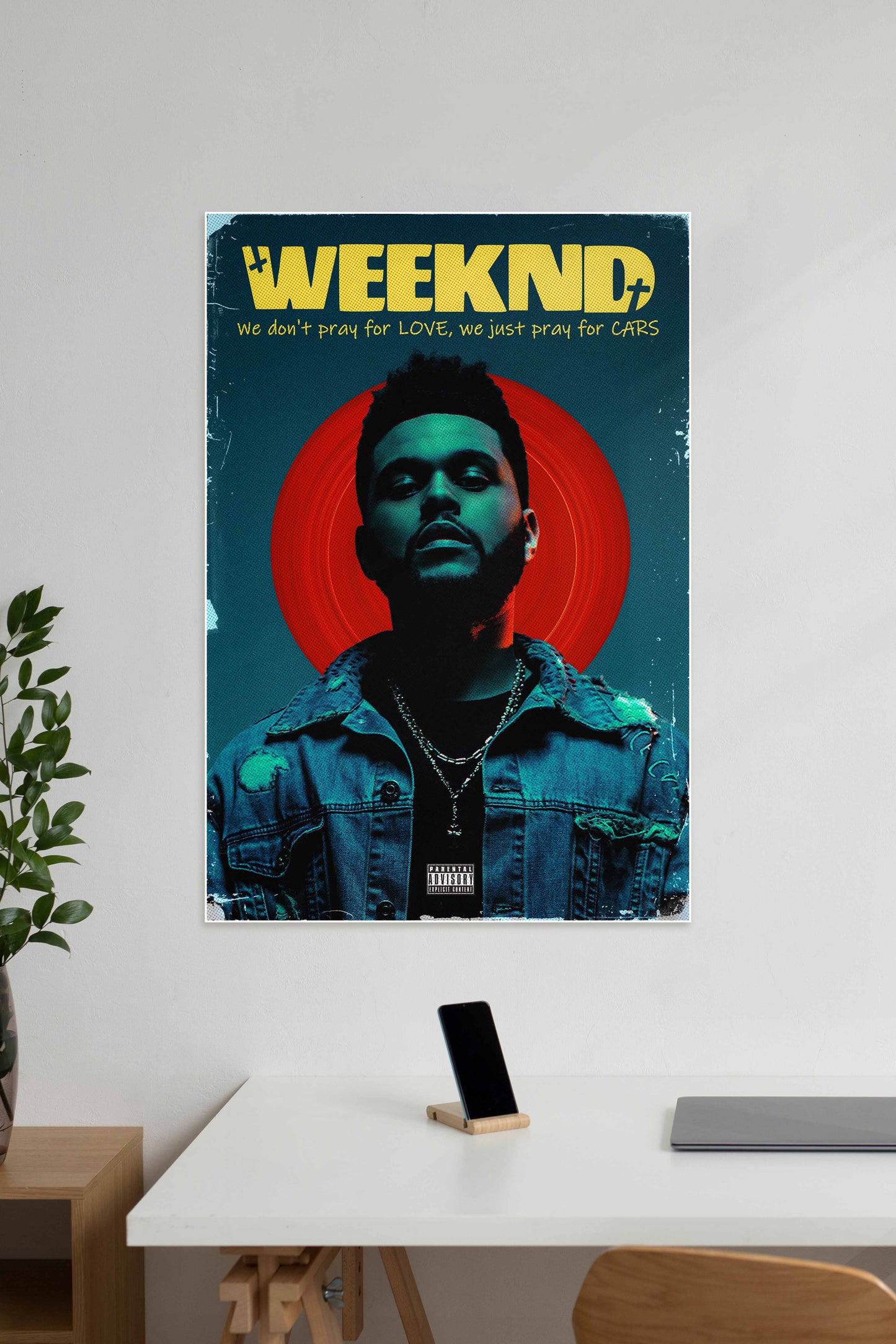 The Weeknd | We Don't Pray For Love | Music Artist Poster