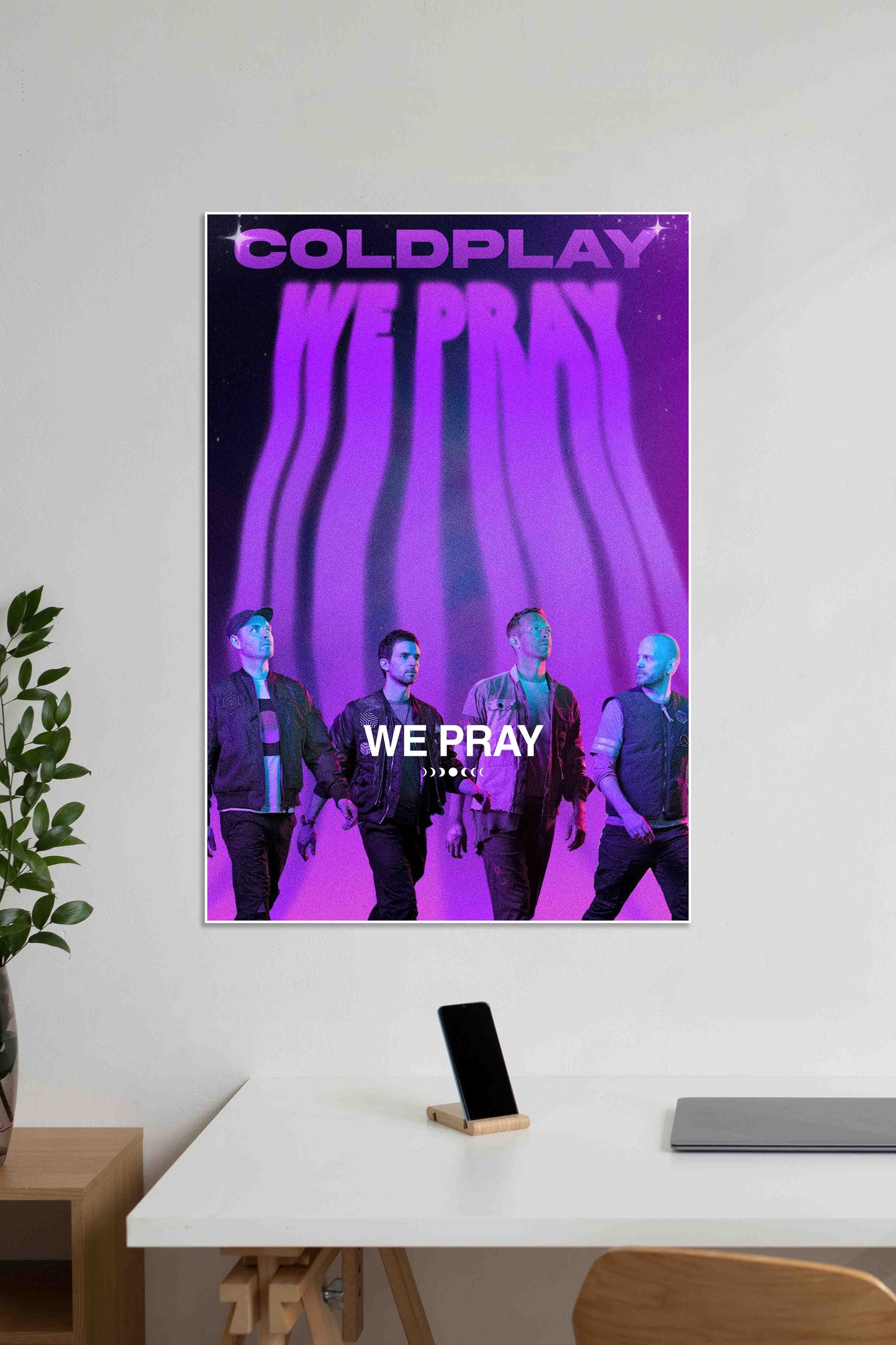 COLDPLAY x WE PRAY | Cold Play | Music Artist Poster